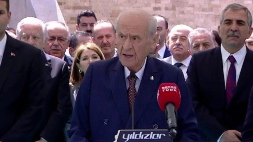 Devlet Bahçeli'den Ülkücü Şehitler Anıtı'na ziyaret: Aylar sonra ilk kez konuşma yaptı