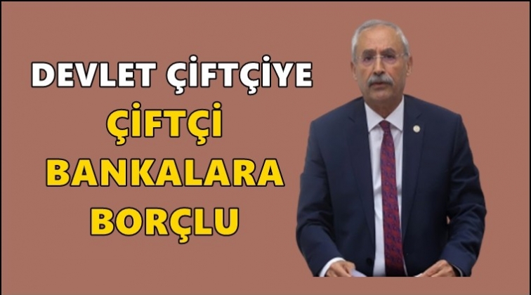 Devlet &ccedil;ift&ccedil;iye, &ccedil;ift&ccedil;i bankalara bor&ccedil;lu
