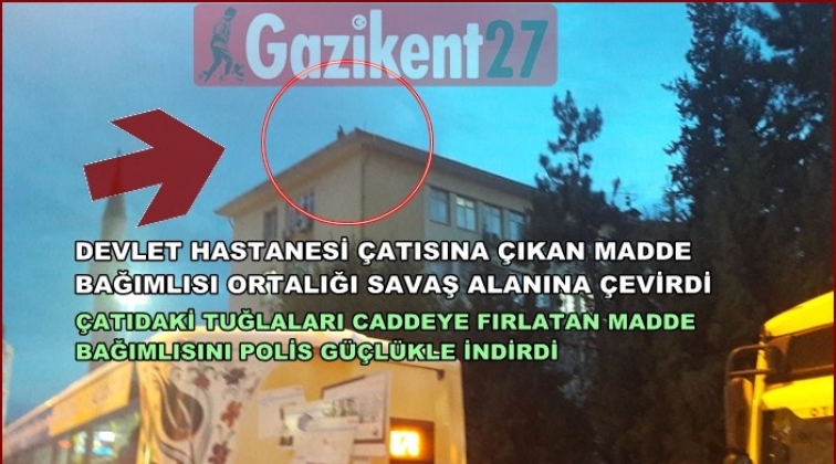 Devlet Hastanesi'nde madde bağımlısı dehşeti!