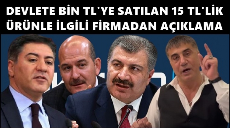 Devlete bin TL'ye satılan 15 TL'lik &uuml;r&uuml;n a&ccedil;ıklaması...