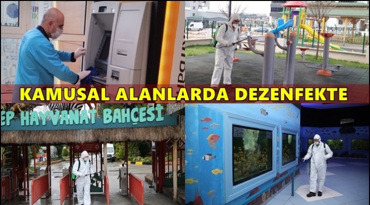Dezenfeksiyon &ccedil;alışmaları hızlandırıldı