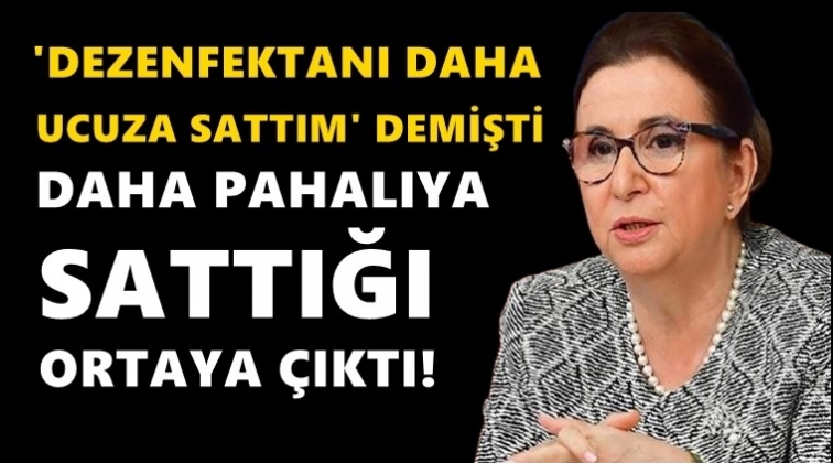 Dezenfektanı bakanlığa daha pahalıya satmış!