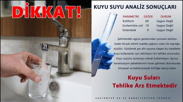 Dikkat! Kuyu sularının y&uuml;zde 60&rsquo;ı kirli
