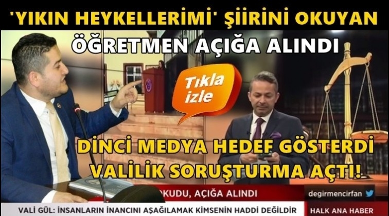 Dinci medya hedef g&ouml;sterdi, Vali soruşturma başlattı!