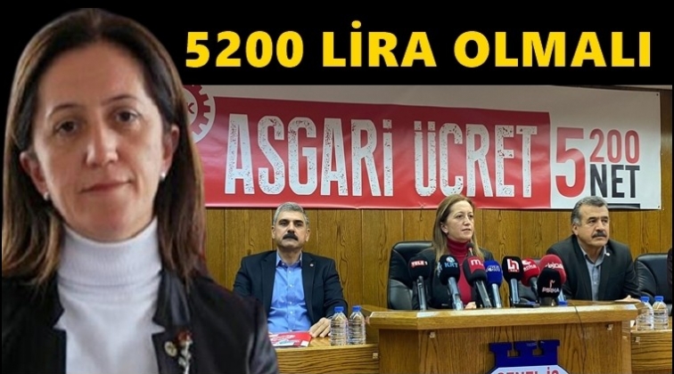 DİSK: Asgari &uuml;cret&nbsp;net 5 bin 200 TL olmalı...