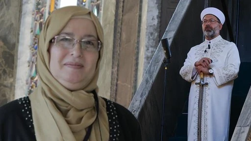 Diyanet'in hutbesine tepki gösterdi, başörtüsünü çıkaracağını açıkladı...