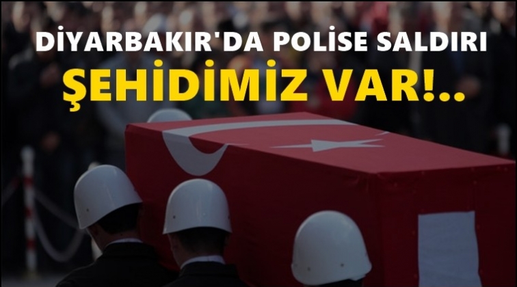 Diyarbakır&rsquo;da saldırı: Bir polis memuru şehit
