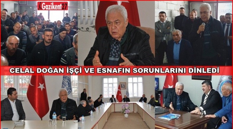 Doğan, esnaf ve iş&ccedil;ilerin sorunlarını dinledi