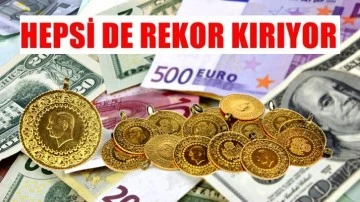 Dolar, Euro ve altında yeni rekor!
