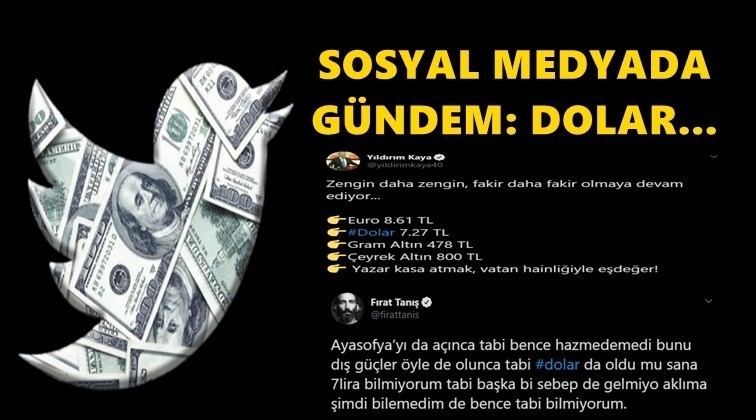 Dolar sosyal medyada g&uuml;ndem oldu!