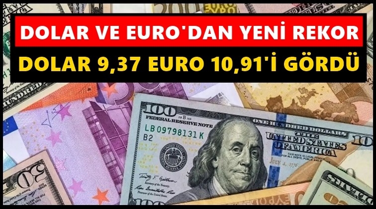 Dolar ve euro yeni g&uuml;ne de rekorla başladı!