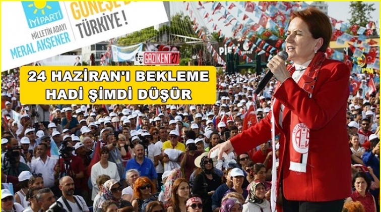 &ldquo;Doları d&uuml;ş&uuml;rmek i&ccedil;in 24 Haziran&rsquo;ı bekleme&rdquo;