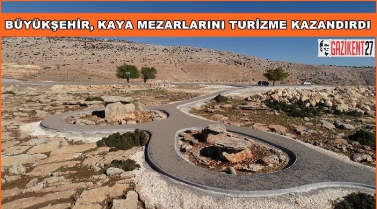 Dolmen Kaya Mezarları turizme kazandırıldı