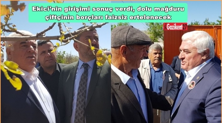 Dolu mağduru çiftçinin borçları faizsiz ertelenecek