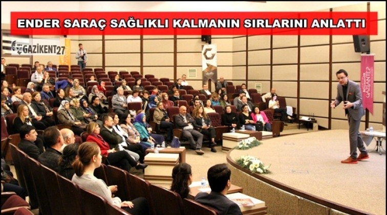 Dr. Ender Sara&ccedil; Gaziantep'te s&ouml;yleşi yaptı