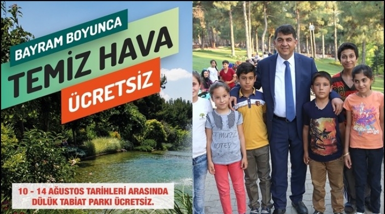 D&uuml;l&uuml;k Tabiat Parkı bayramda &uuml;cretsiz