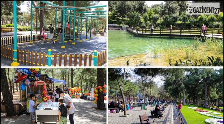 D&uuml;l&uuml;k Tabiat Parkı bayramda &uuml;cretsiz hizmet verdi