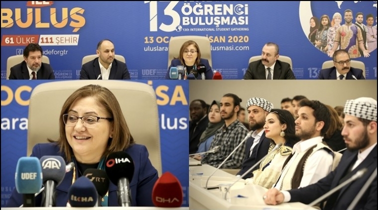 D&uuml;nya &ouml;ğrencileri Gaziantep'te buluştu