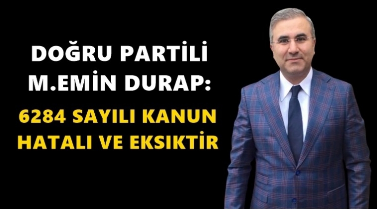 Durap'tan İstanbul S&ouml;zleşmesi a&ccedil;ıklaması