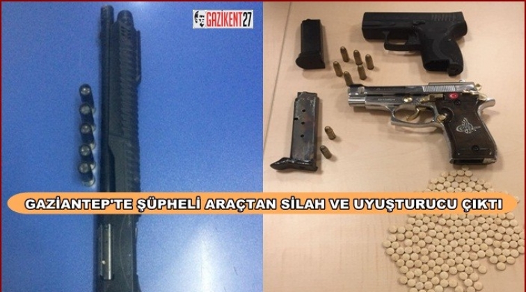 Durdurulan araçlardan silah ve uyuşturucu çıktı!