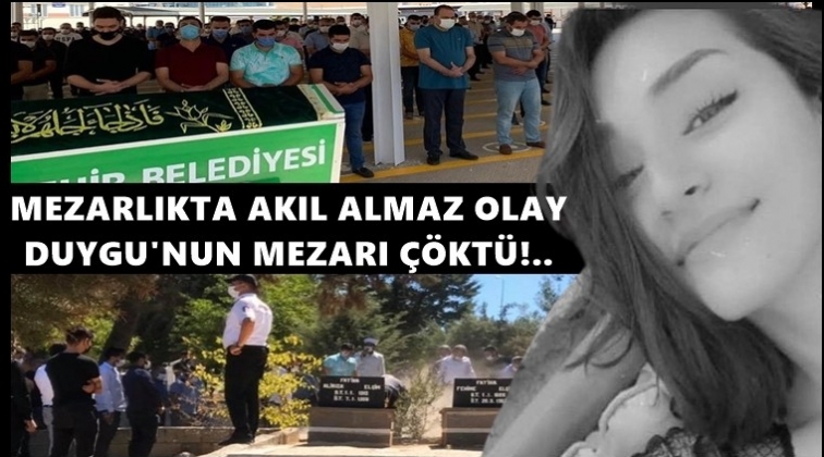 Duygu'nun mezarı &ccedil;&ouml;kt&uuml;!..