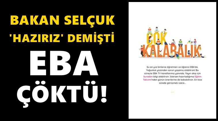 EBA sistemi &ccedil;&ouml;kt&uuml;&hellip;