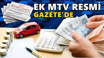 Ek MTV düzenlemesi Resmi Gazete'de, işte detaylar...