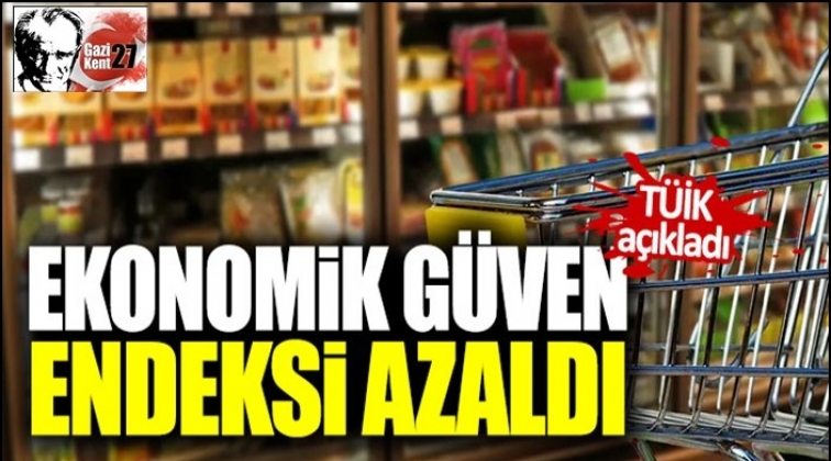 Ekonomik güven azaldı