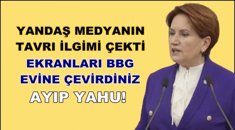 'Ekranları BBG evine &ccedil;evirdiniz, ayıp yahu'