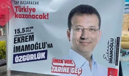Ekrem İmamoğlu için düzenlenen imza kampanyasına kaç kişi katıldı?