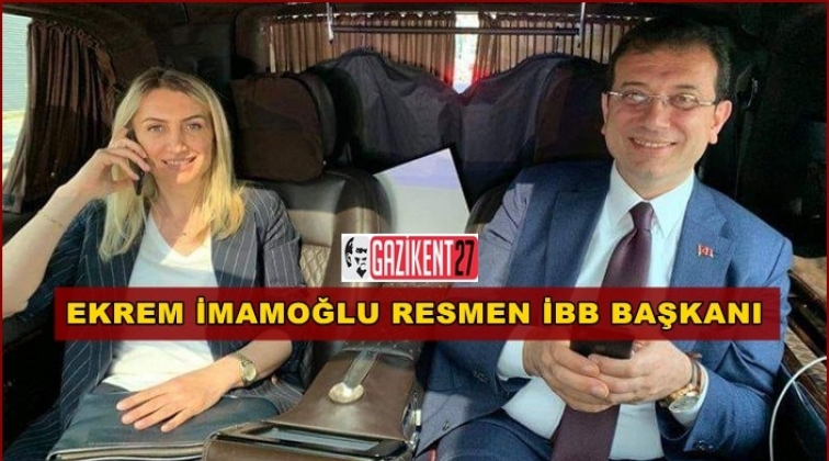 Ekrem İmamoğlu sonunda mazbatasını aldı...