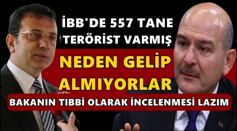 Ekrem İmamoğlu'ndan Soylu'ya ter&ouml;rist yanıtı!