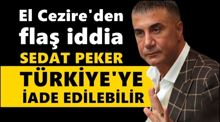 El Cezire: Sedat Peker iade edilebilir!