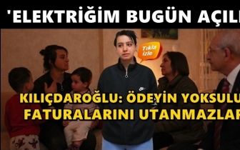 Elektriği kesilen kadın konuştu: Bug&uuml;n a&ccedil;ıldı!
