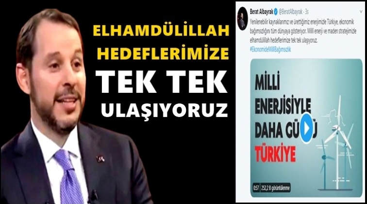Elhamd&uuml;lillah hedeflerimize tek tek ulaşıyoruz