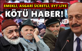 Emekli, asgari &uuml;cretli, EYT'liye umut yok!