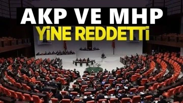 Emekli maaşları önerisine AKP ve MHP'den ret!