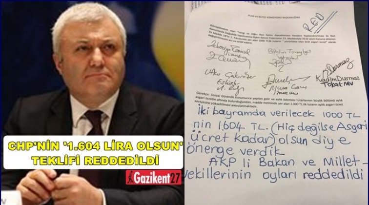'Emekliye ikramiye 1.604 lira olsun' teklifi reddedildi