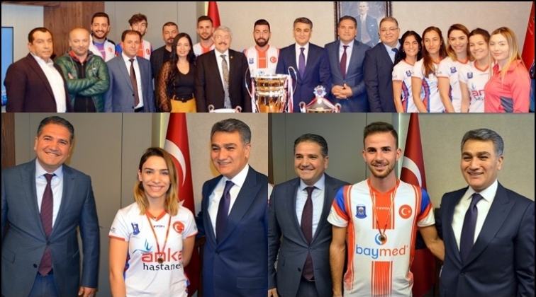 Emniyet Müdürü şampiyonlarını ödüllendirdi