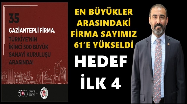 En b&uuml;y&uuml;kler arasında 61 Gaziantepli...