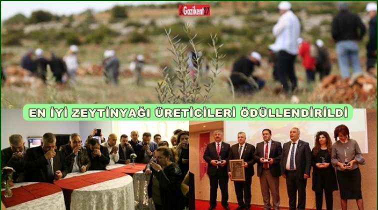 En iyi zeytinyağı üreticileri ödüllendirildi