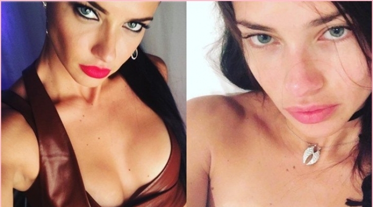 En seksi Adriana Lima selfieleri