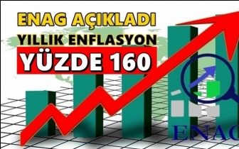 ENAG: Yıllık enflasyon yüzde 160...