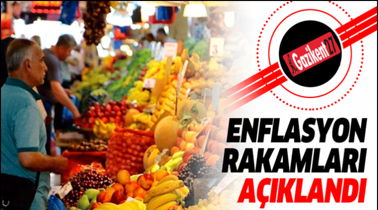 Enflasyon rakamları açıklandı