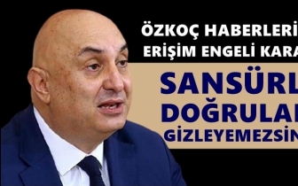 Engin &Ouml;zko&ccedil; haberlerine erişim engeli...