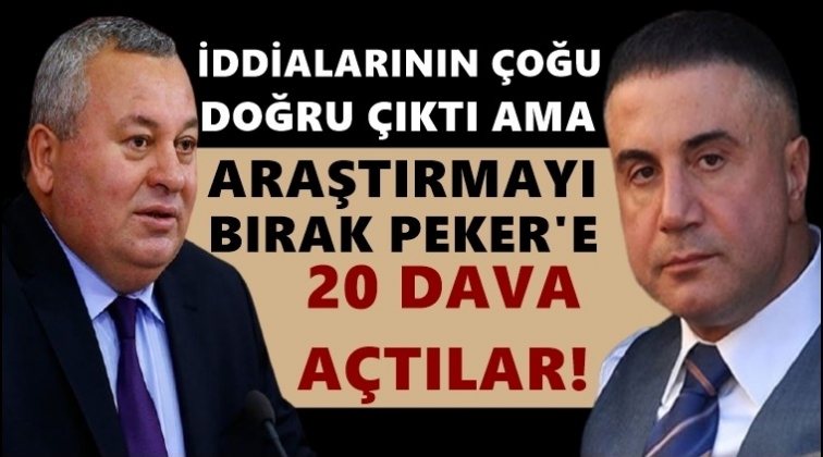 Enginyurt, araştırmayı bırak Peker&rsquo;e dava a&ccedil;ıldı!