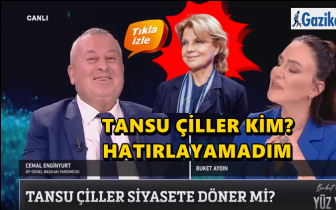 Enginyurt: Tansu &Ccedil;iller kim? Hatırlayamadım!