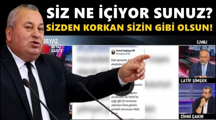 Enginyurt'tan Beyaz TV'ye: Siz ne i&ccedil;iyorsunuz?