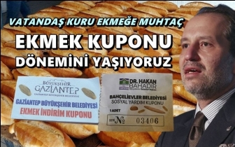 Erbakan'dan AKP'ye ekmek kuponu tepkisi!
