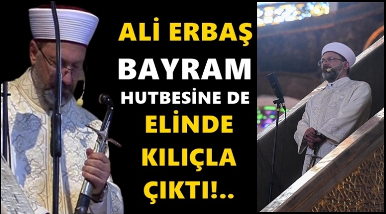 Erbaş minbere yine kılı&ccedil;la &ccedil;ıktı!